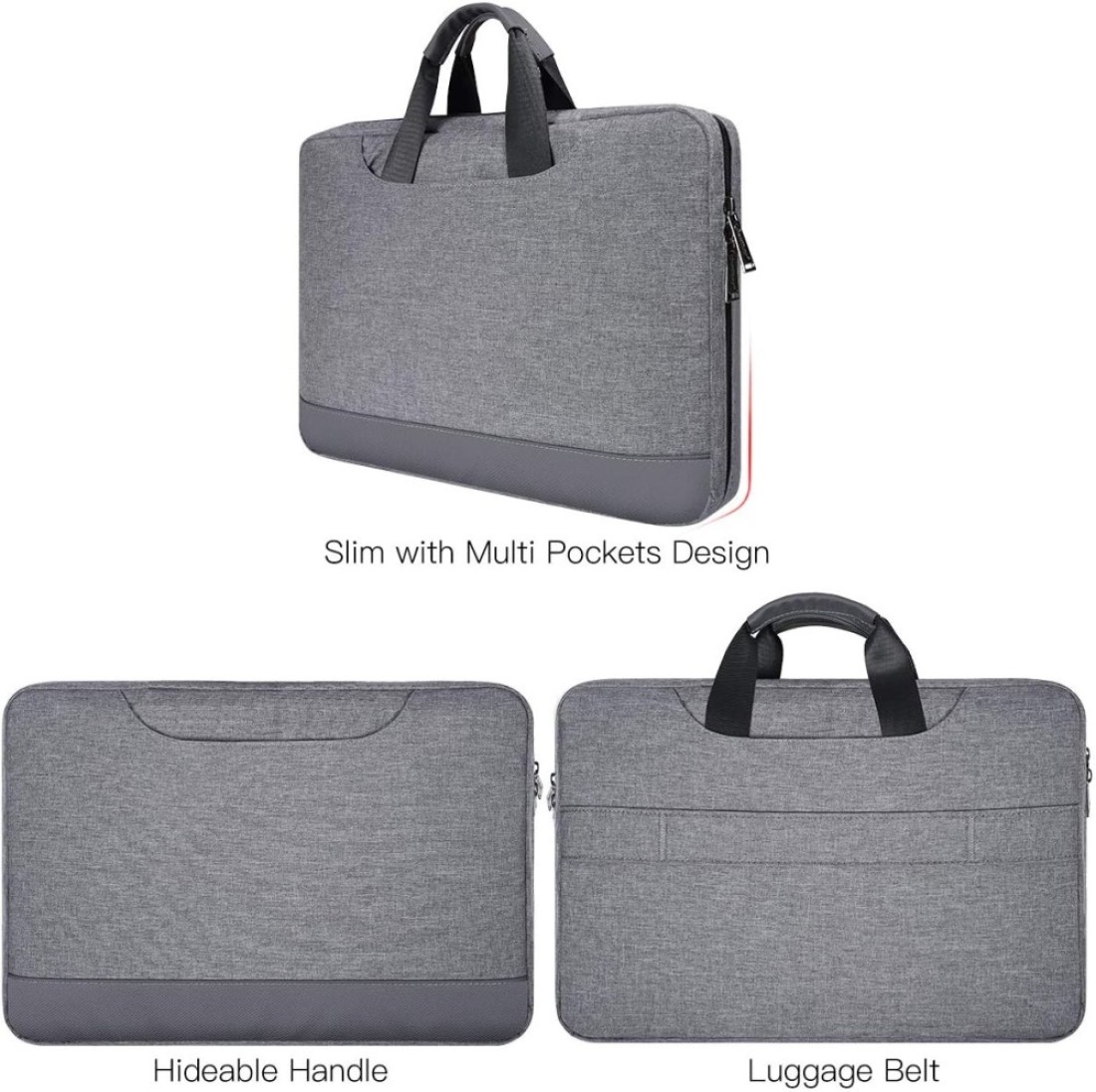 Laptop Bag with Organizer Travel Briefcase Laptop Cover Sleeve Case