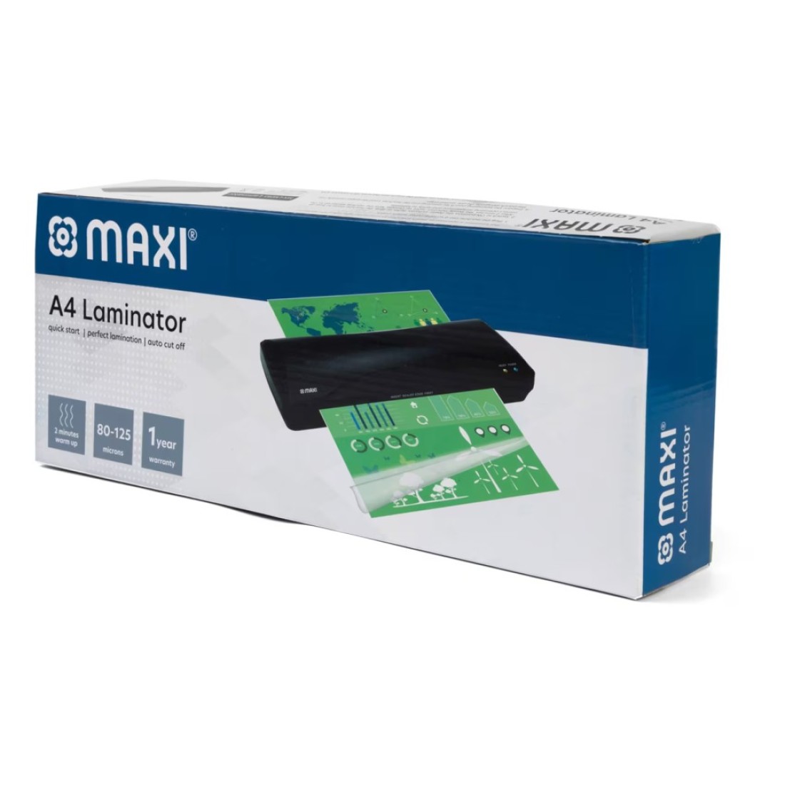 Maxi A4 Laminator Black