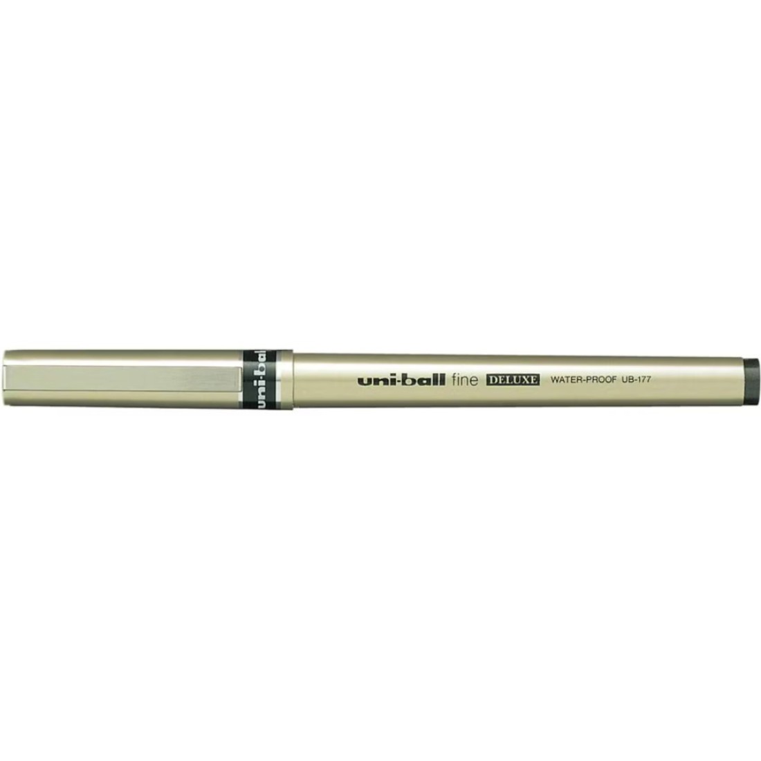 Uni-ball Deluxe Liquid Ink Rollerball Pen UB177 Blue and Black 0.7mm 8 PCS