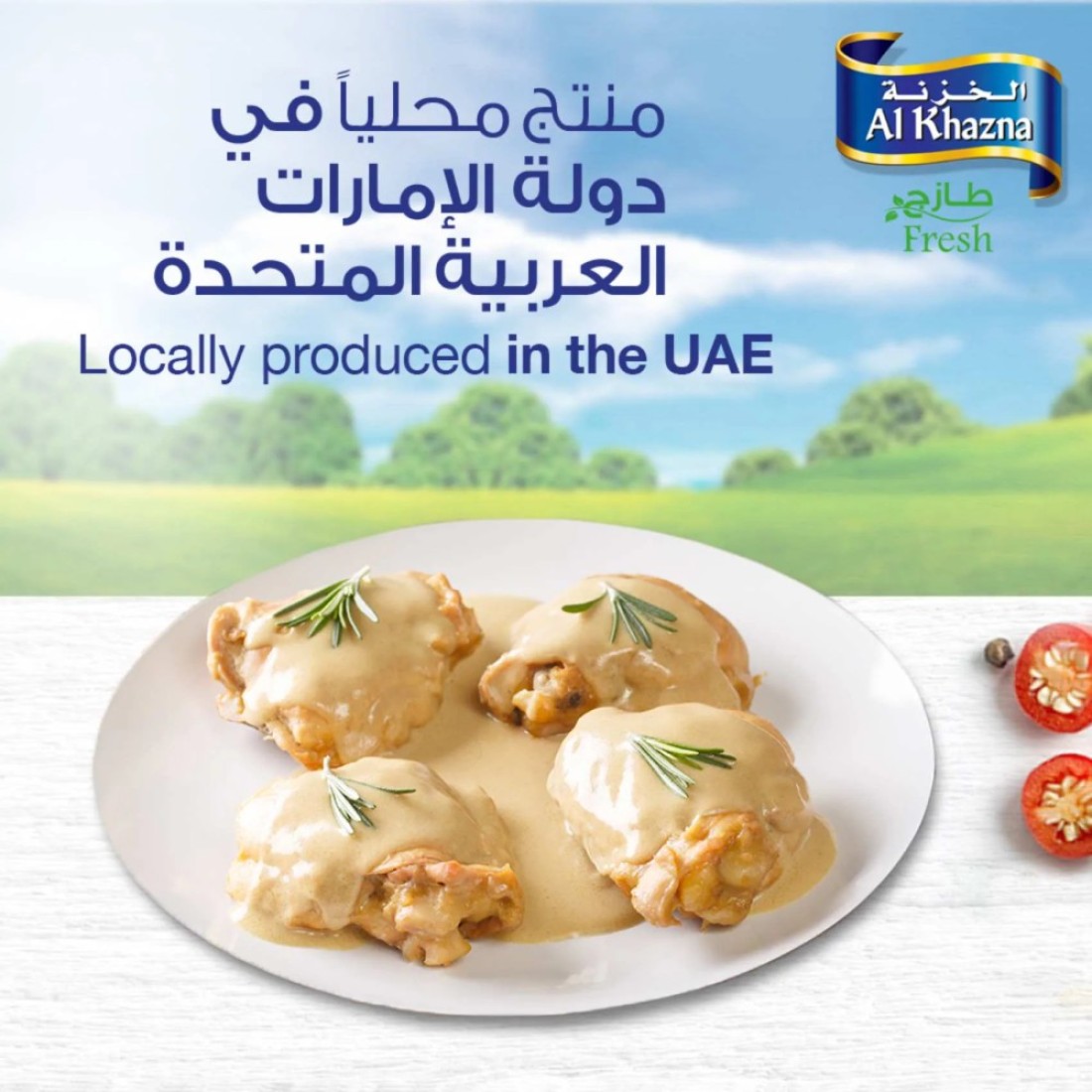 Al Khazna Fresh Boneless Chicken Thighs 500g