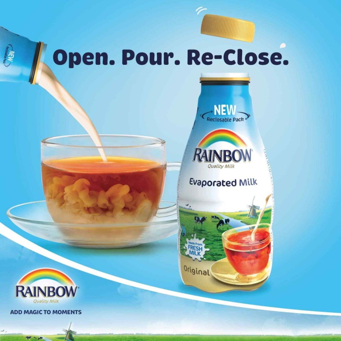 Rainbow Evaporated Milk 270ml Pack of 24
