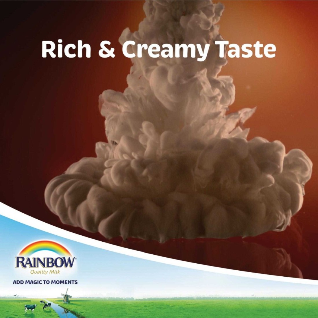Rainbow Original Evaporated Milk 14ml Pack of 10x50