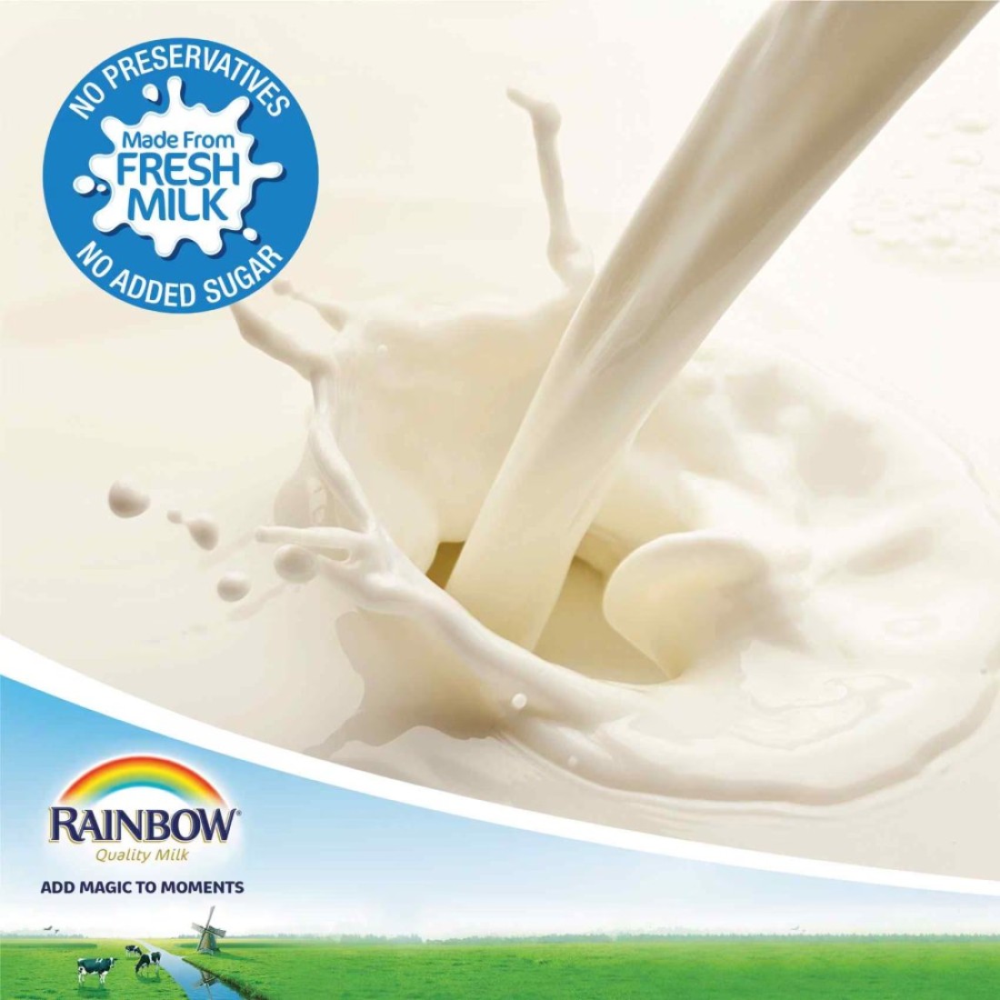 Rainbow Evaporated Milk 170g Pack of 12