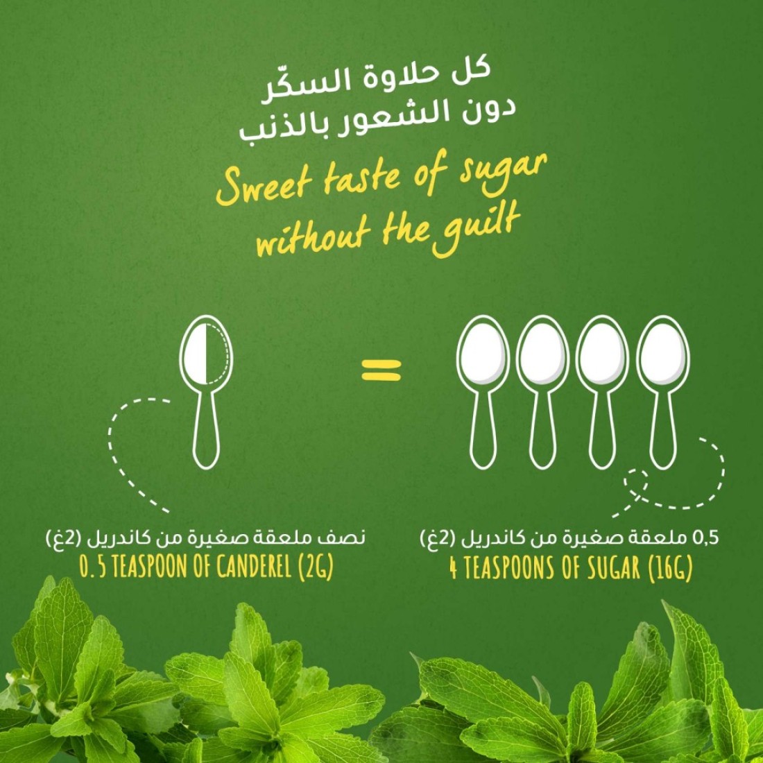 Canderel Sweetener with Stevia, 250g