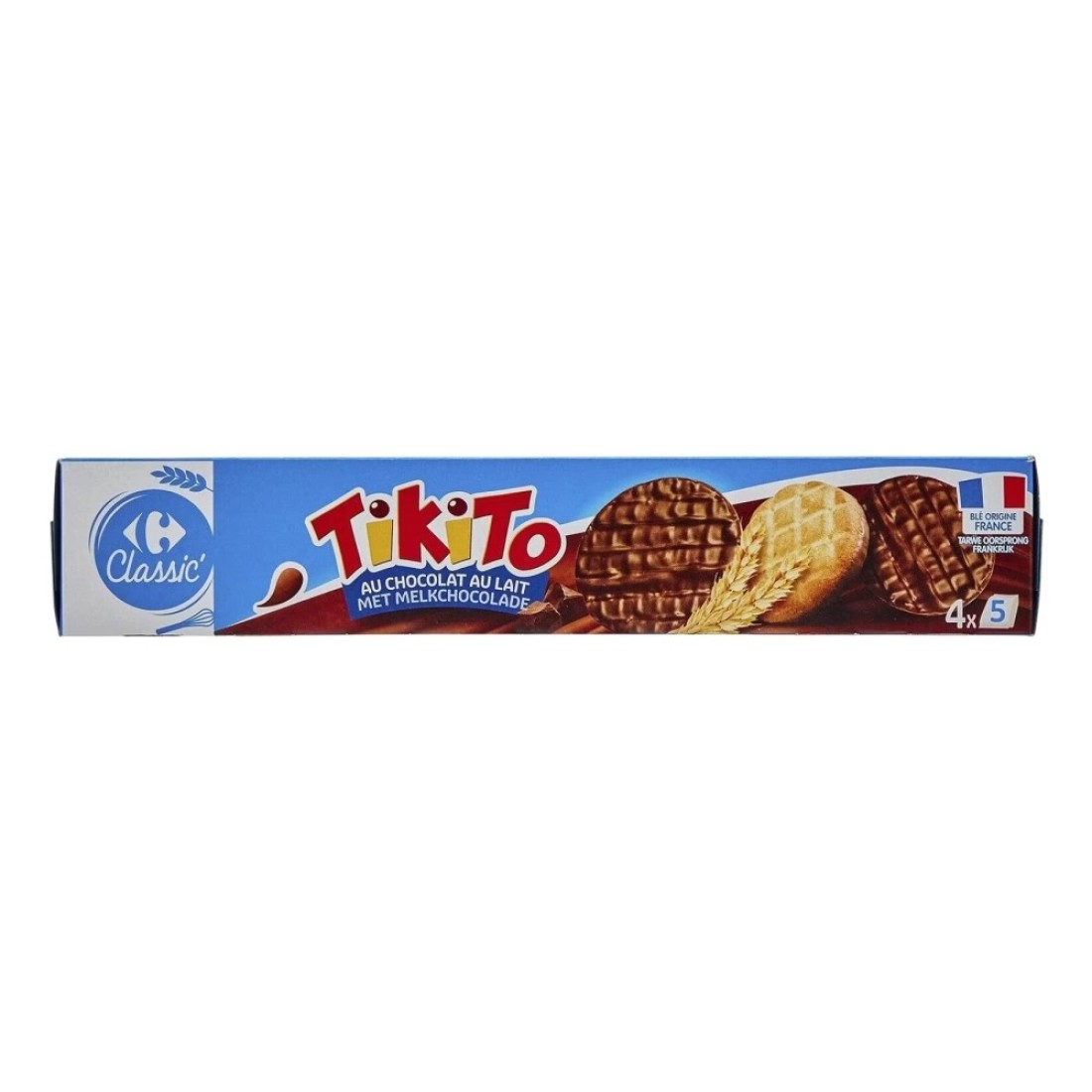 Carrefour Classic Tikito Milk Chocolate Biscuit 200g Pack of 2