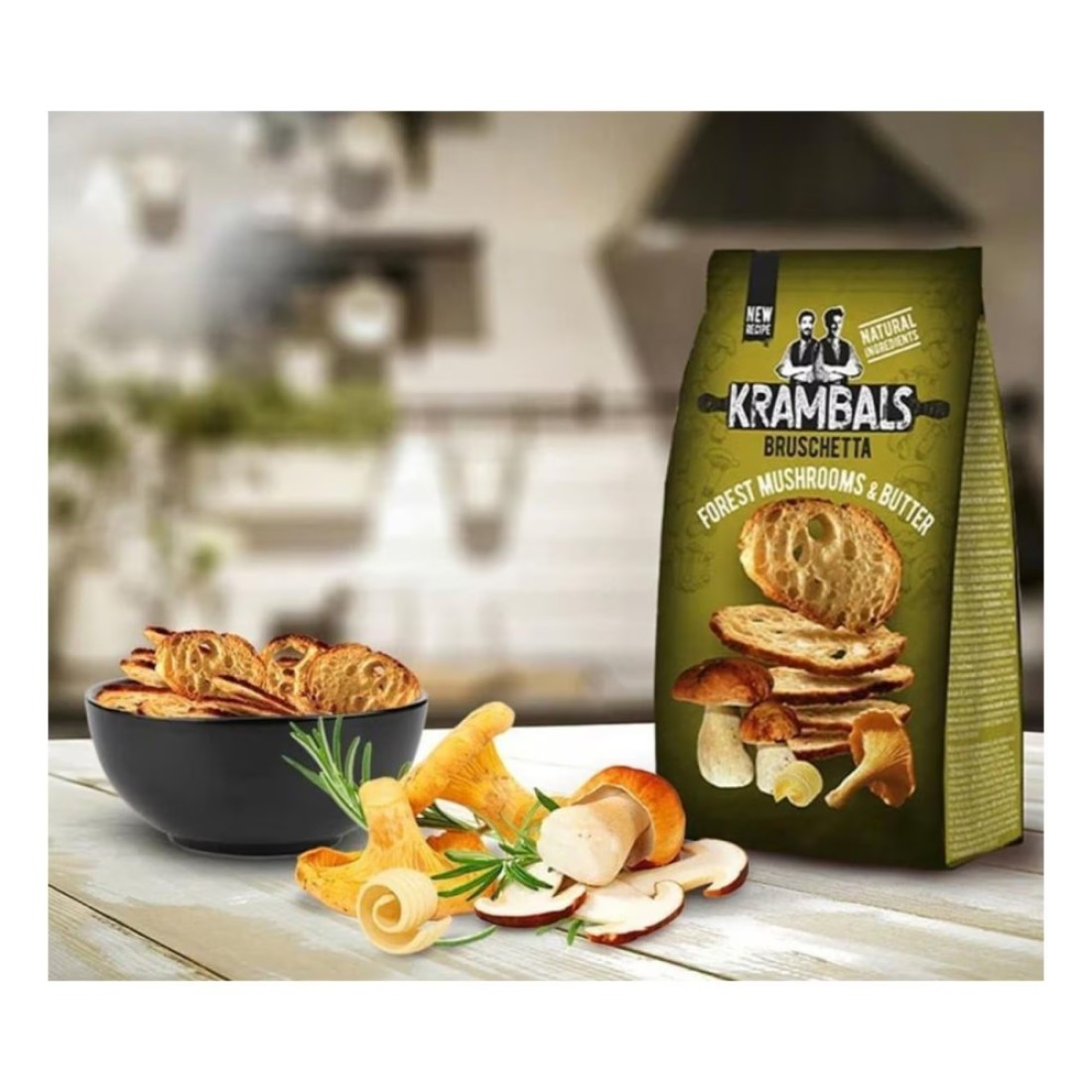 Krambals Bruschetta Forest Mushrooms and Butter 70g