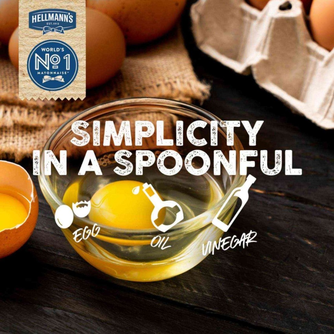 Hellmann&#39;s Real Mayonnaise 410g