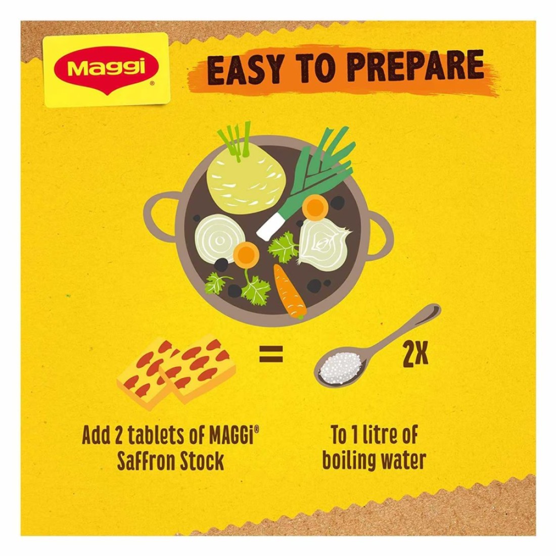 Nestle Maggi Saffron Stock 20g Pack of 24