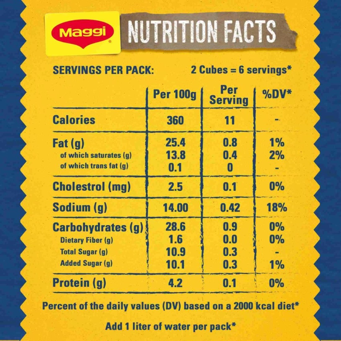 Nestle Maggi Low Salt Chicken Stock Cubes 20g