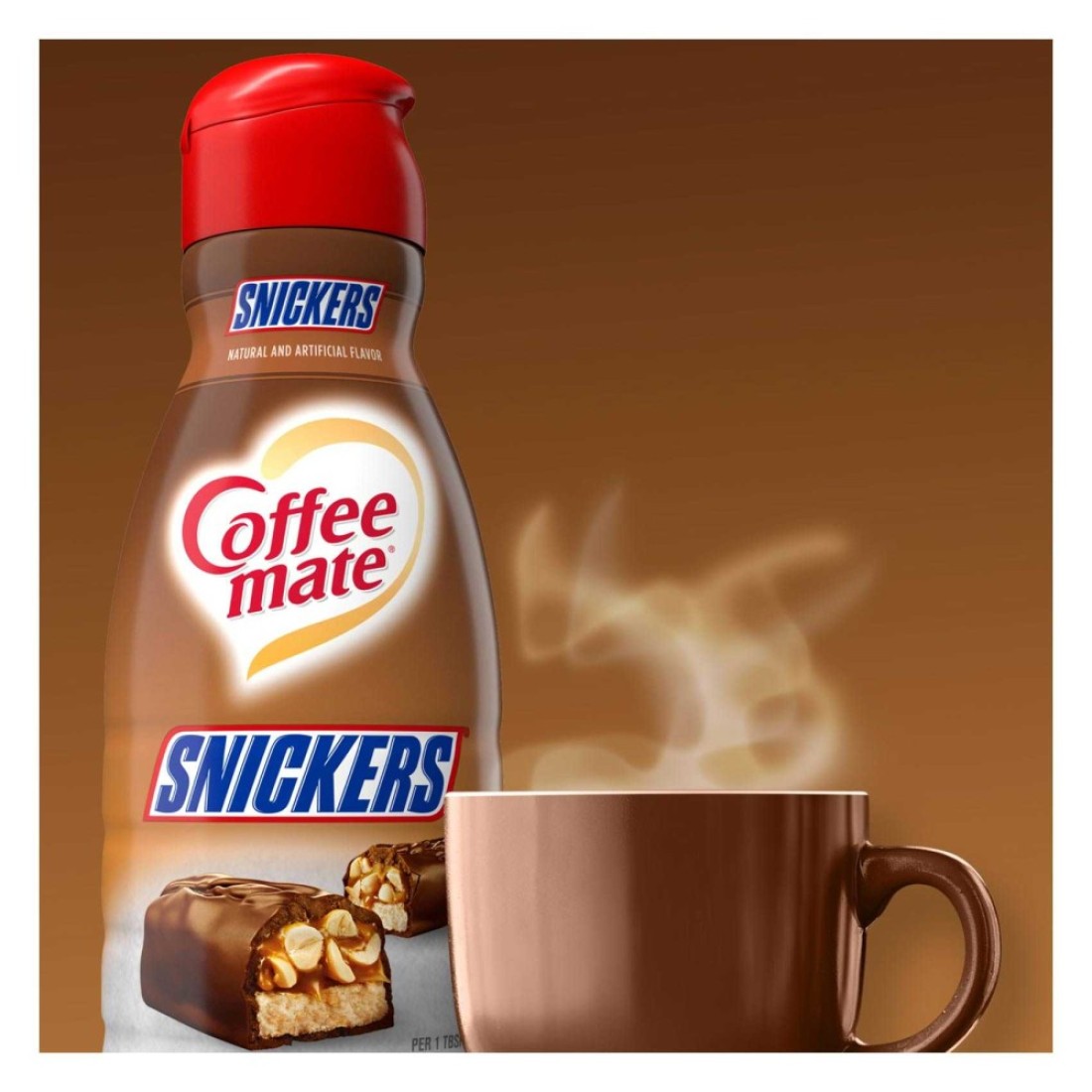 Nestle Coffee Mate Snickers Liquid Coffee Creamer 946ml