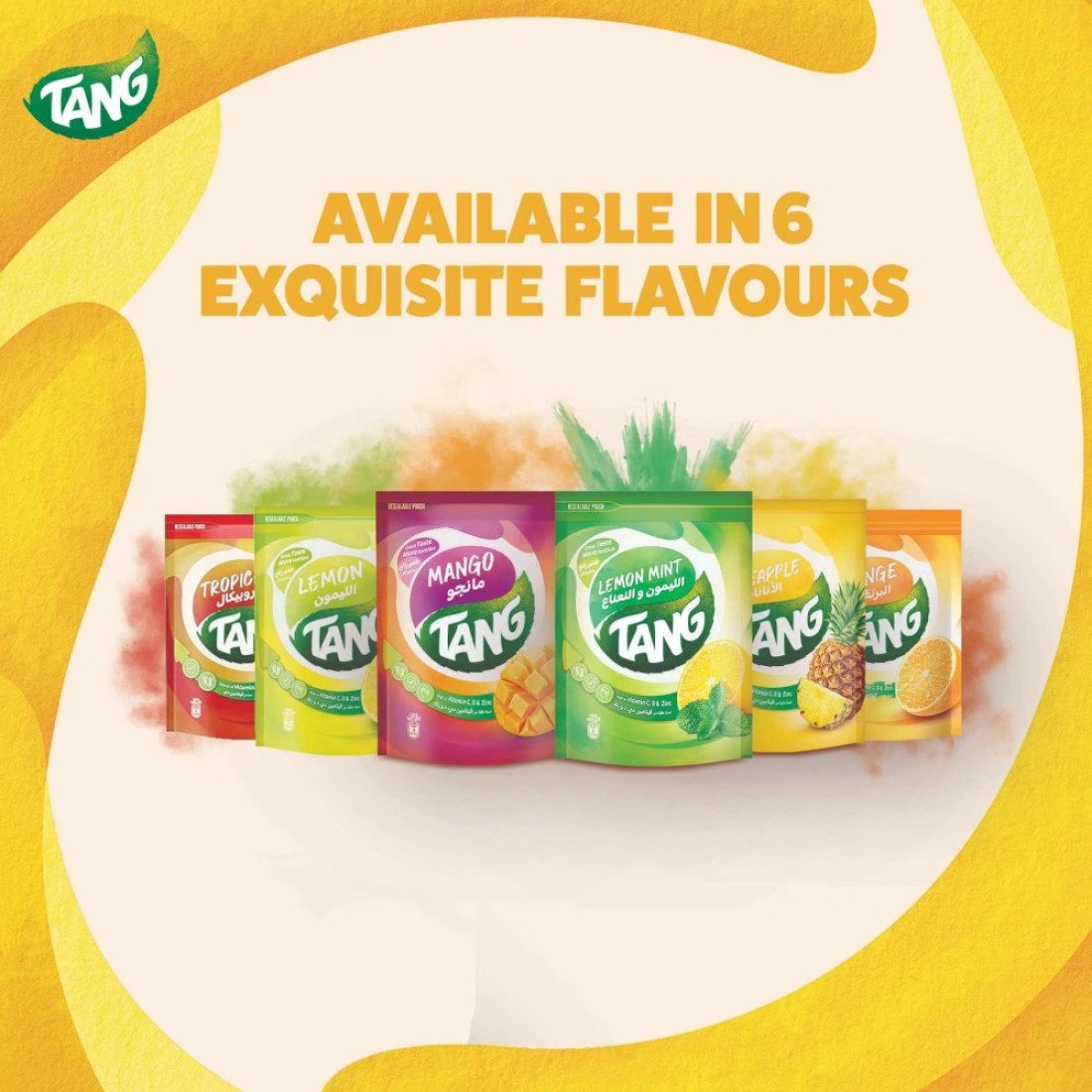Tang Pineapple Flavoured Drinking Powder 375g