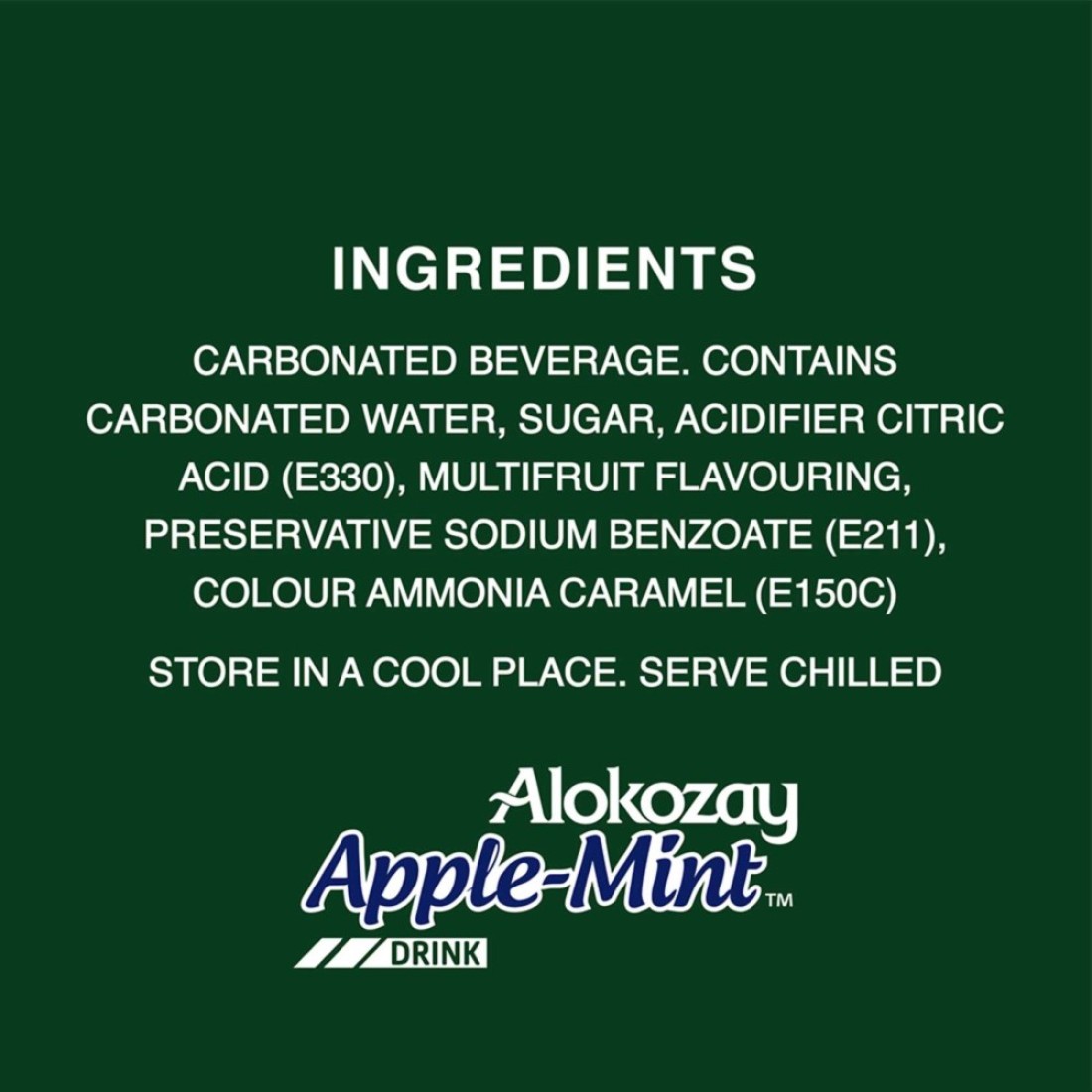 Alokozay Apple-Mint Flavoured Drink 250ml Pack of 6