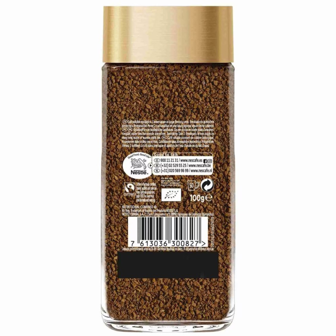 Nescafe Gold Organic Instant Coffee,100g