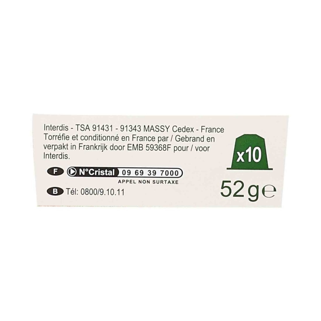 Carrefour Bio Coffee Capsules Honduras 97g