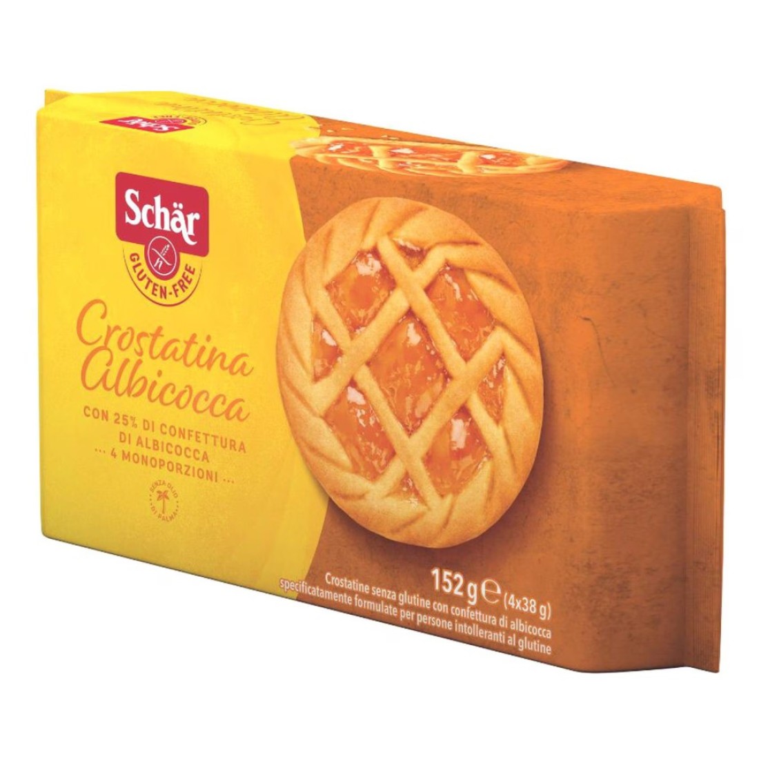 Schar Crostatina Albicocca, 152g