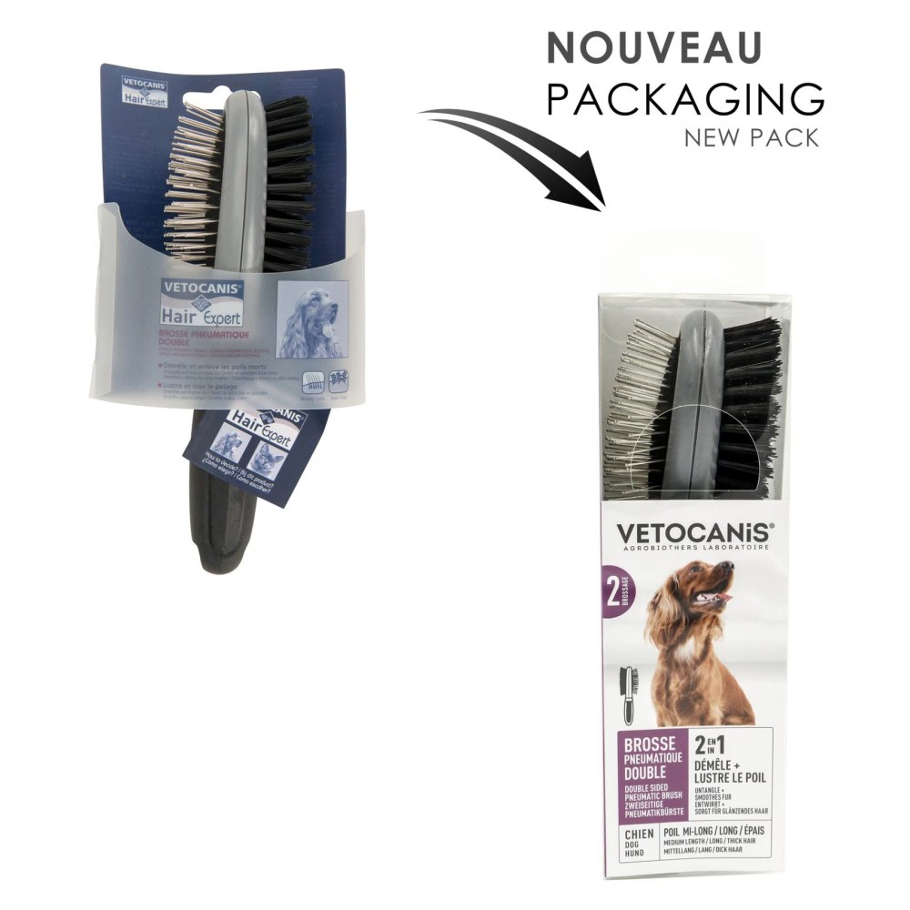 Agrobiothers Vetocanis Hair Expert Double Pneumatic Brush