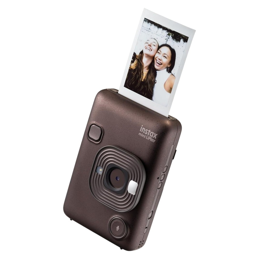 Fujifilm Instax Mini LiPlay Hybrid Instant Camera Deep Bronze