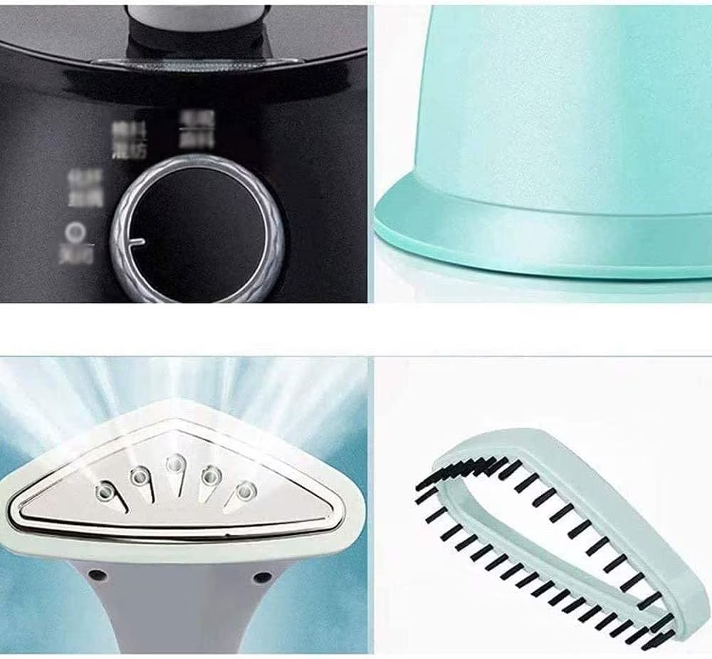 Clothes Steamer 1800W - Handheld Vertical Garment Steamer with Ironing Board Small Portable Steam Iron for Wrinkle Removal, Fast Heat-Up