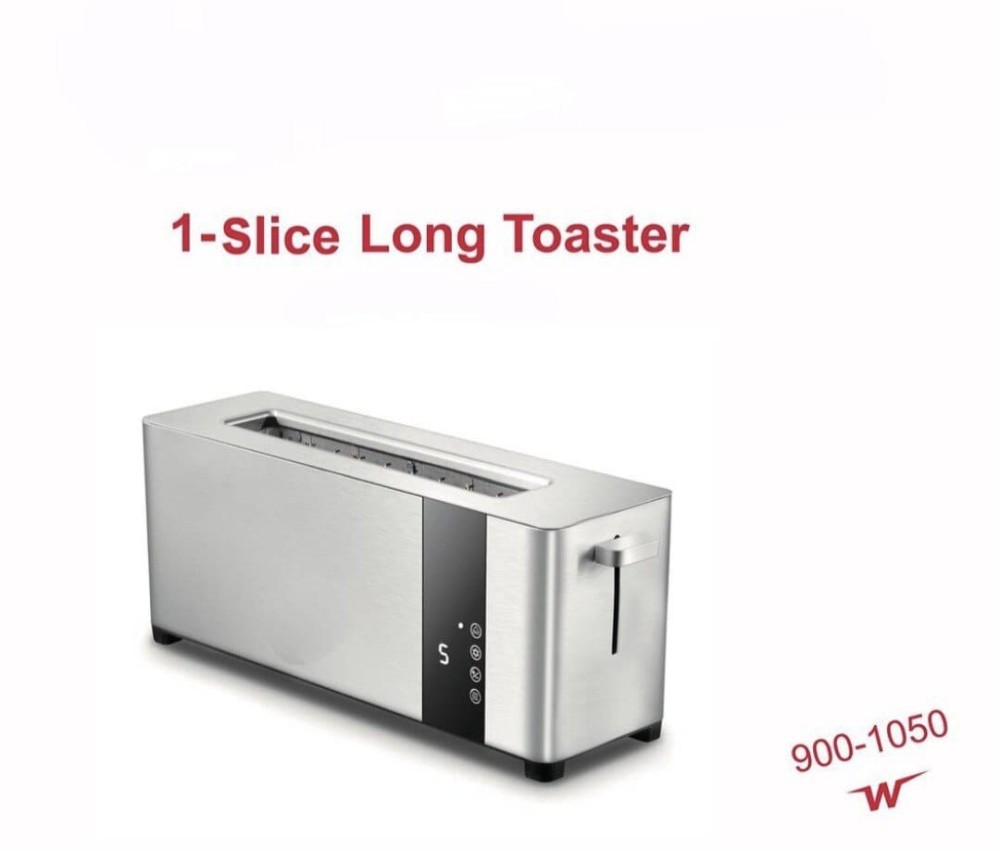 2 Slice Toaster Single Slot with Extra-Wide Space Design &ndash; Adjustable Temperature Control, Defrost &amp; Reheat Functionsfor Bread, Bagels &amp; Snacks, Stainless Steel