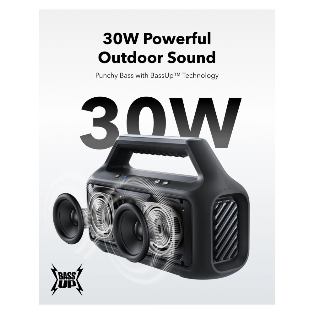 Anker Soundcore Boom 2 SE Portable Bluetooth Speaker Black