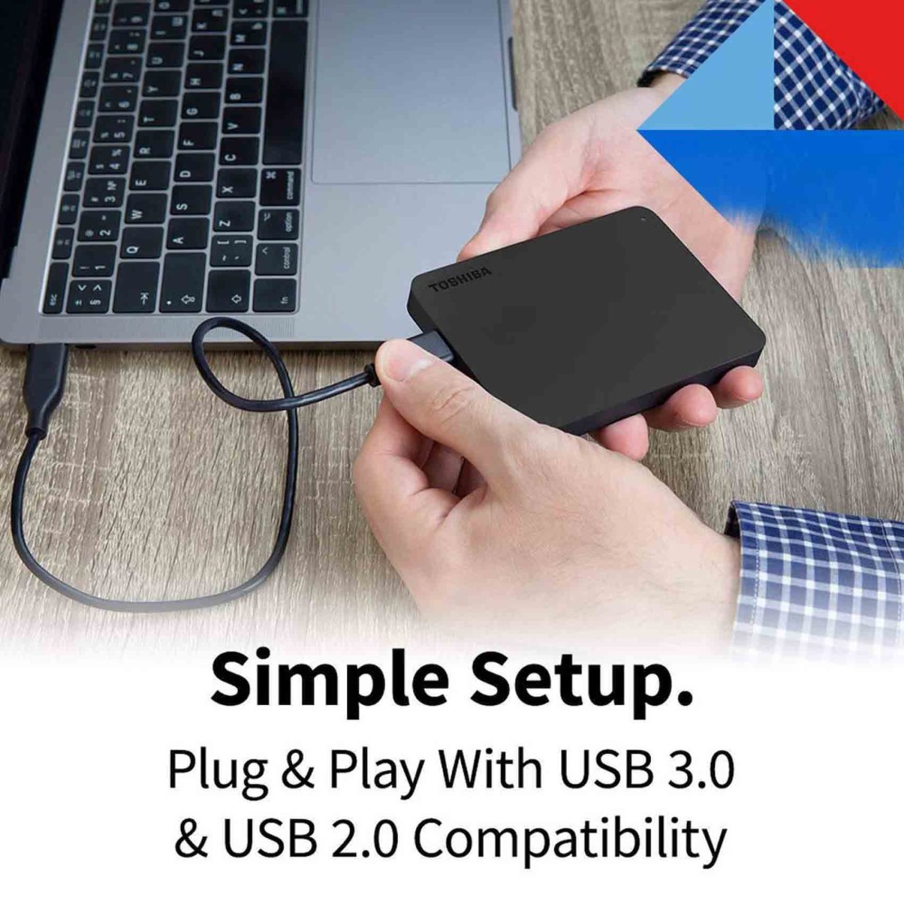 Toshiba Store Basic 2.5 External 2TB Hard Disk Drive Black