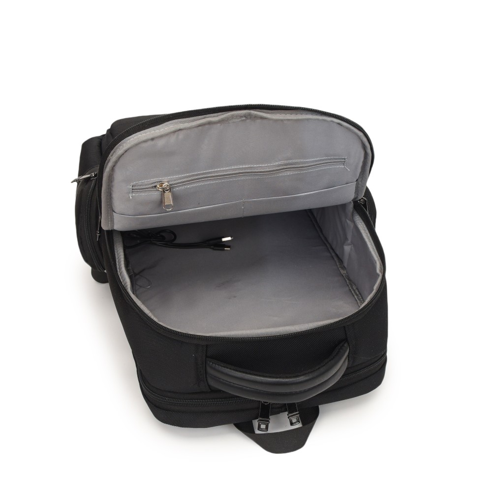 STARGOLD 16.5&quot; Backpack With Front Pocket, USB Port, Dual Side Pockets, Trolley Webbing And Multiple Internal Compartments