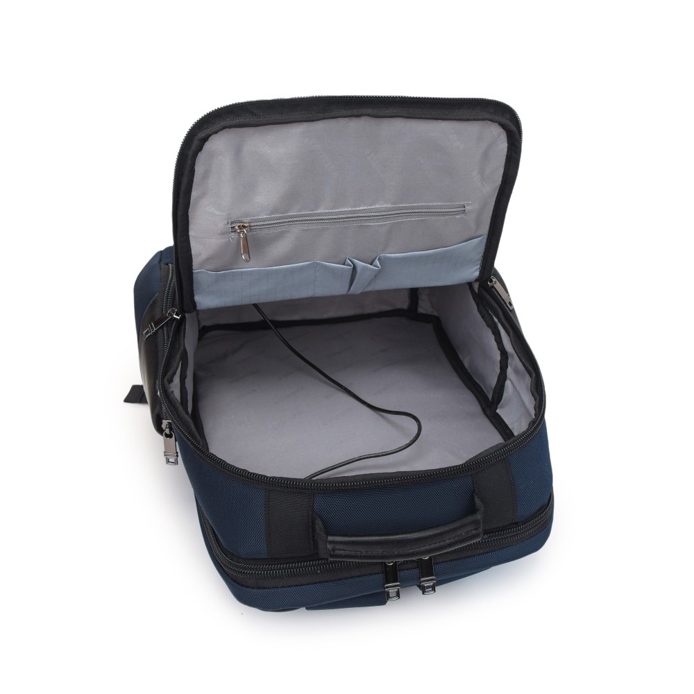 STARGOLD 17&quot; Backpack With Front Pocket, Anti-Theft Compartment, USB Port, Trolley Webbing, Dual Side Pockets And Laptop Compartment