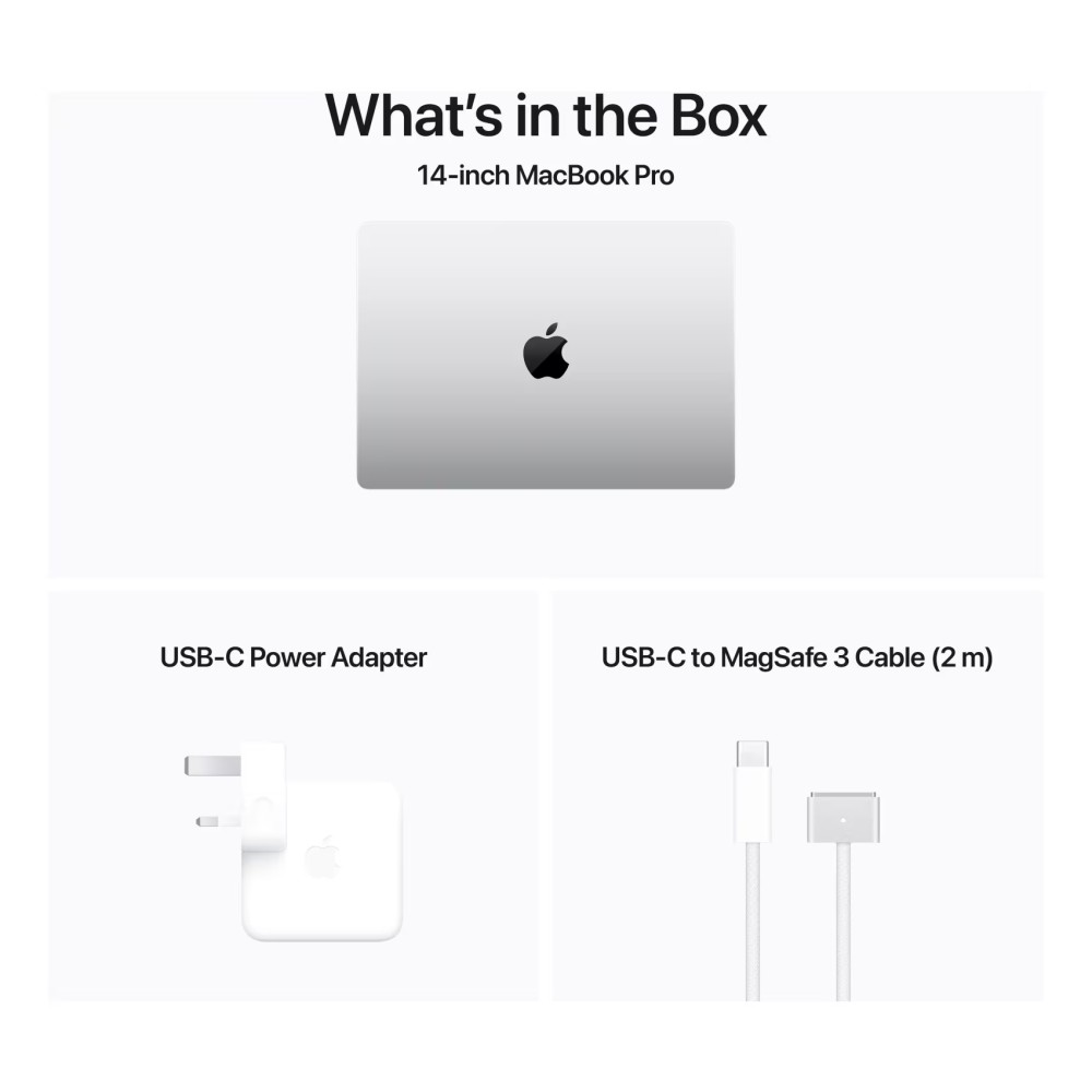 Apple MacBook Pro Laptop With 14-Inch Display Apple M4 Chip Processor 16GB RAM 512GB SSD Silver