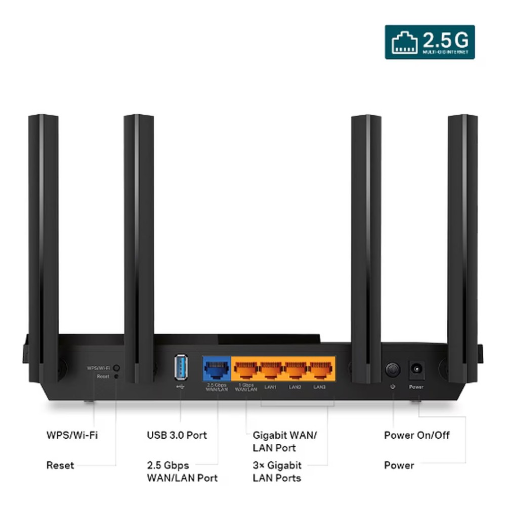 TP-Link Archer AX55 Pro Gigabit AX3000 Dual-Band Wi-Fi Router