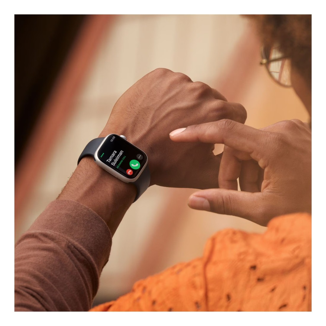 ابل ساعة الجيل الثامن GPS + خلوي 41 ملم ميد نايت
