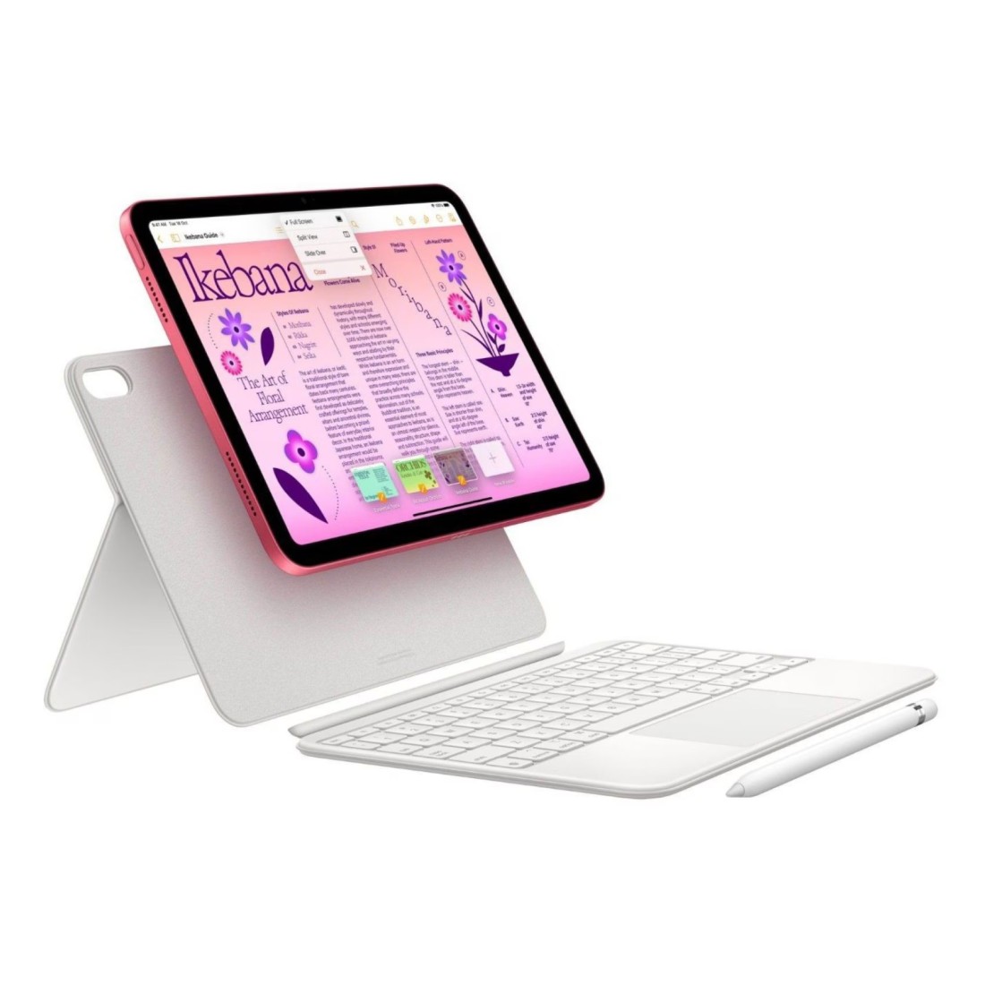Apple iPad 10th Generation Tablet, 256GB, Pink, 10.9-Inch, 12 MP Camera, Multi‑Touch Window Display, Wi-Fi (UAE Version)