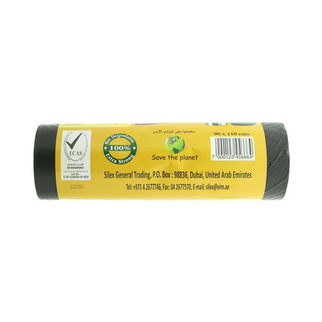 Enviro Guard 60 Gallon Biodegradable Garbage Bag XL Black 20 Garbage Bags