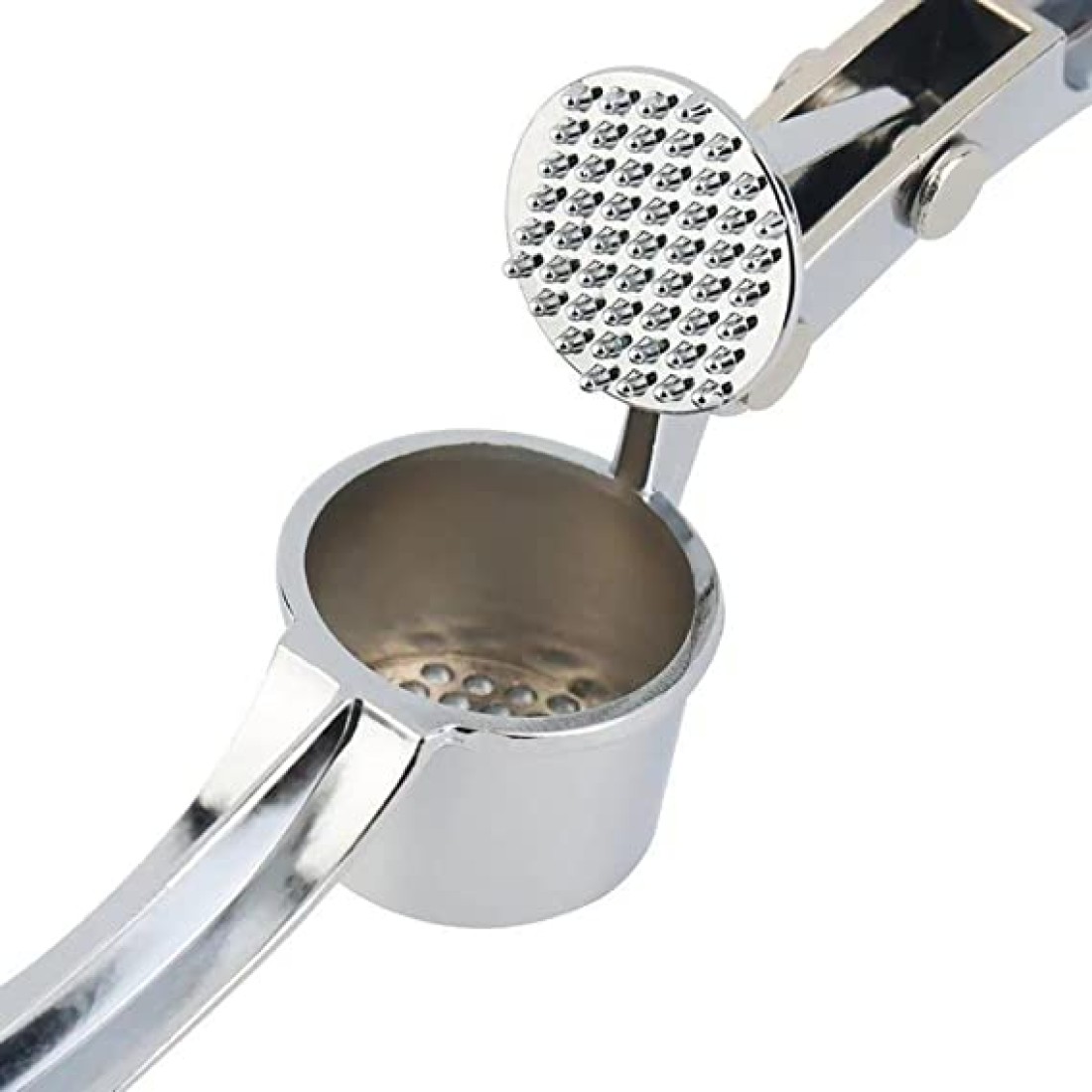 Stainless Ginger and Garlic Crusher, Garlic Chopper, Ginger Mincer, Ginger Squeezer Masher - Rustproof