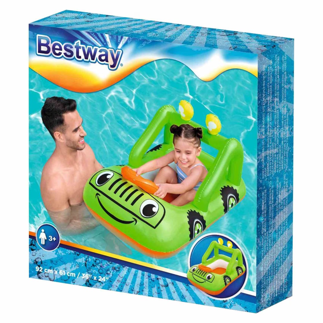Bestway Little Navigator Boat 92x61cm