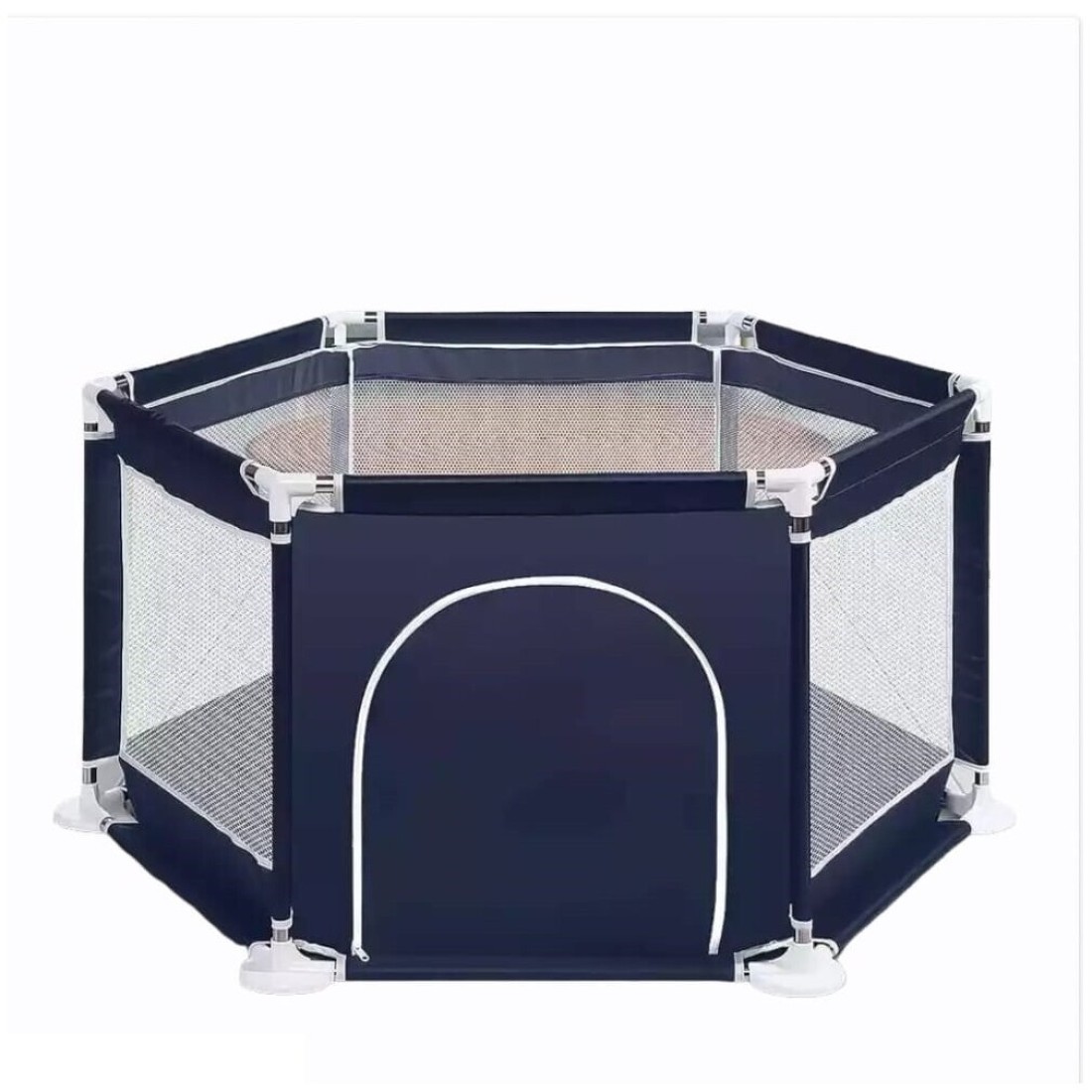 MyFunPlay Portable Playpen مع 30 كرة مجانية - كحلي