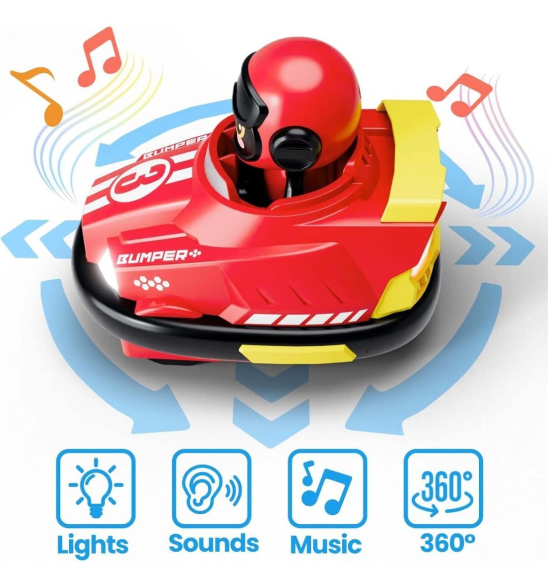 Remote Control Ejecting Bumper Cars High Speed RC Battle Cars with Ejector Seats, Multiplayer Toy Cars for Kids RC Battle Stunt Cars with LED Lights &amp; Sound, Ejecting RC Race Car Toddler Toys