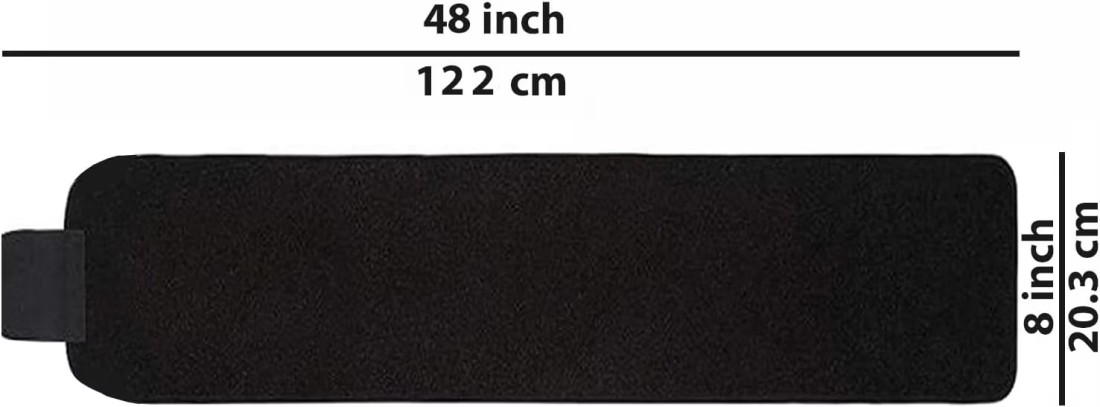 Fitto Waist Trimmer Belt for Women Waist Trainer Sauna Belt Tummy Toner Low Back and Lumbar Support with Sauna Suit Effect