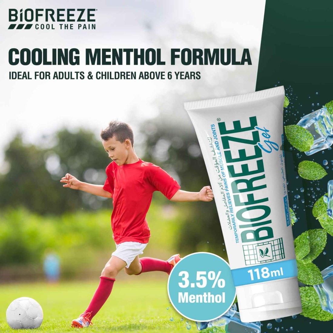 Biofreeze Muscle and Joints Pain Relief Gel 118ml