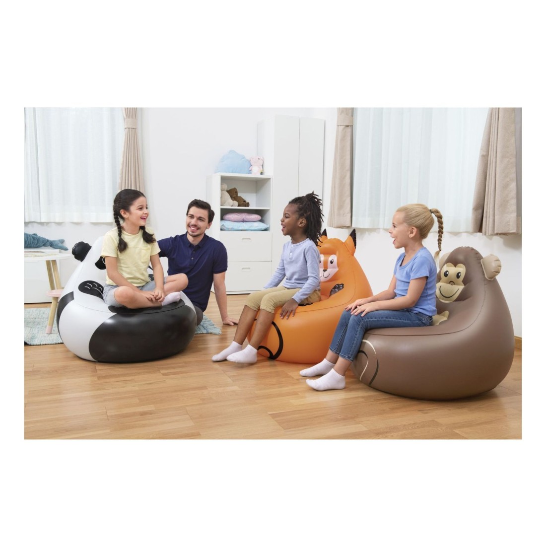 Bestway Inflatable Air Chair Critters Assorted 72x72x72cm