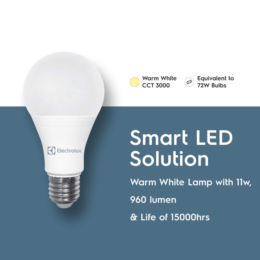 Electrolux E27 LED Bulb 11W Warm White
