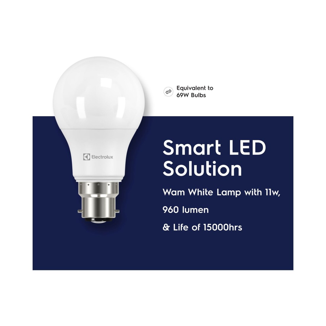 Electrolux B22 LED Bulb 11W Warm White