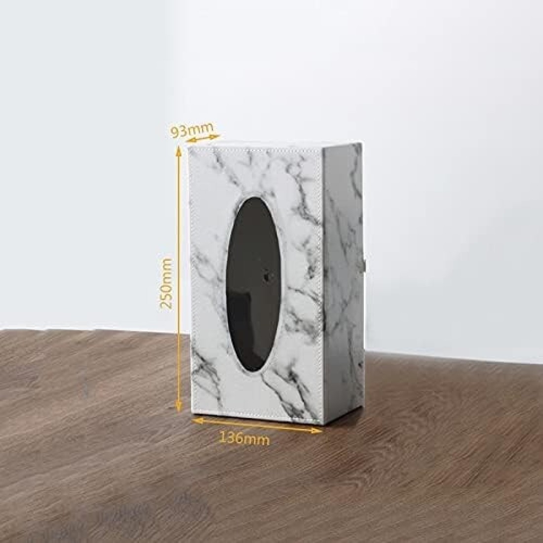 Tissue Box Cover Holder – Stylish Napkin Holder Organizer for Living Room, Office, Bedroom, and Bathroom – Elegant Design for Desk, Countertop, and Vanity