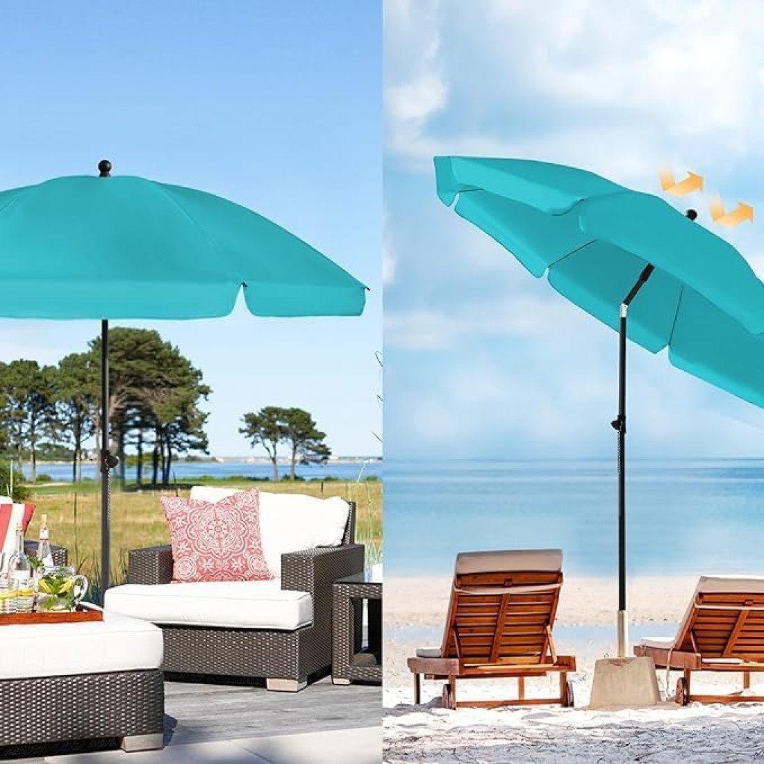 Toucan Beach Umbrella 200Cm - Model 2018007
