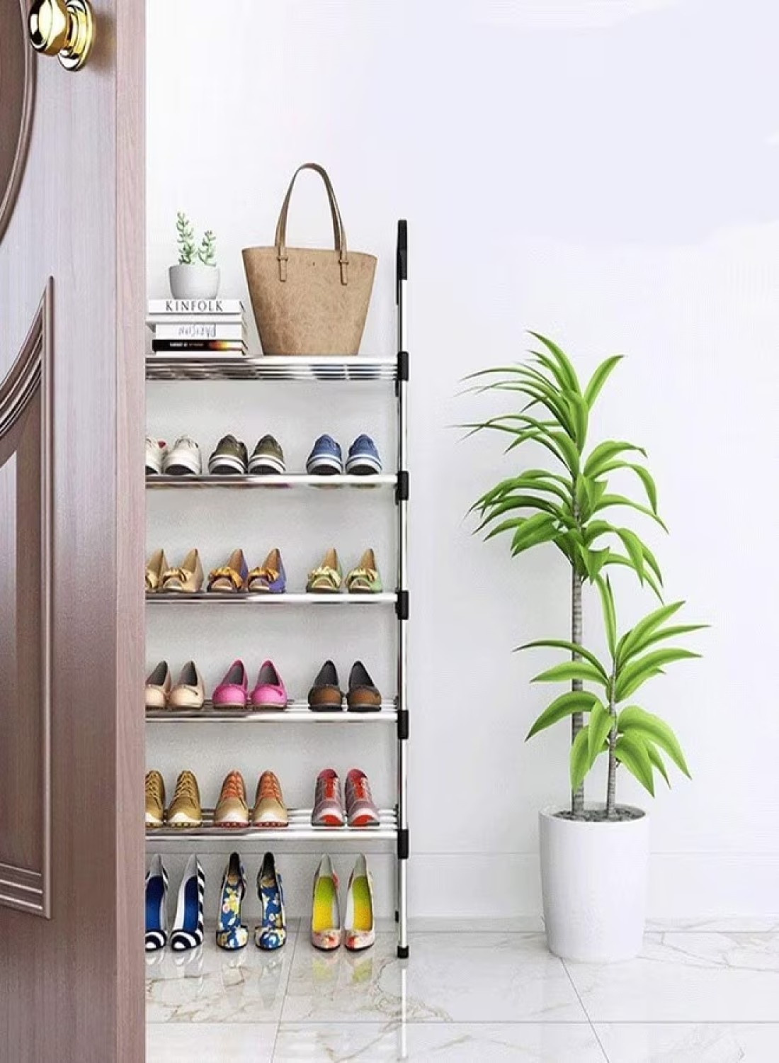 shoe rack corner stand shoes organizer indoor shoes storage shelves