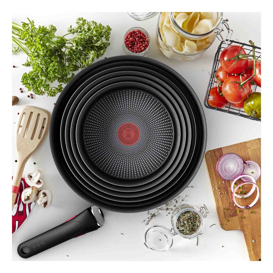 Tefal Ingenio Cook and Clean Cookware Set 7 PCS