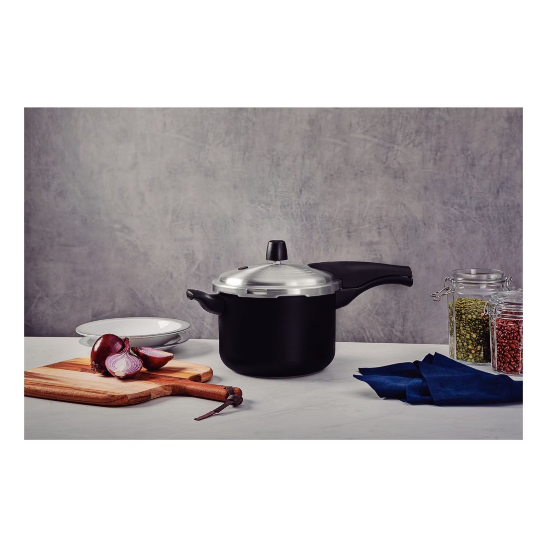 Tramontina Vancouver Effect Pressure Cooker Black 4.5L 20cm