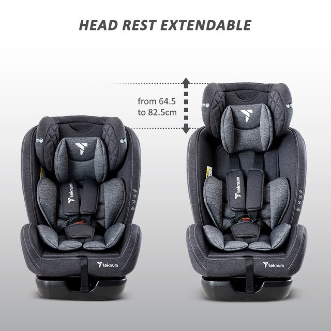 Teknum Evolve 2 Car Seat 0-12yrs - Dark Grey