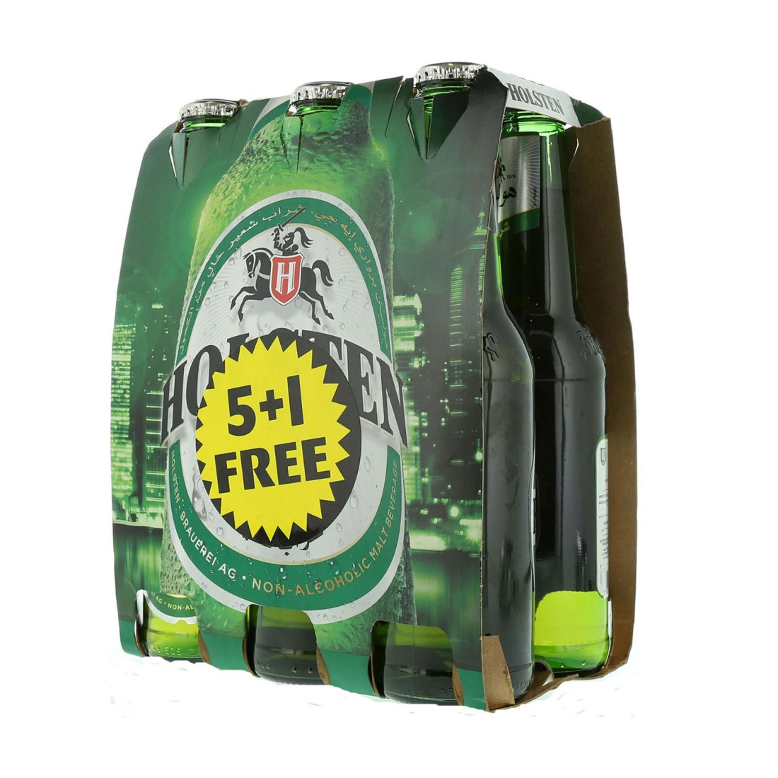 Holsten Classic Non-Alcoholic Malt Beverage 330ml Pack of 6