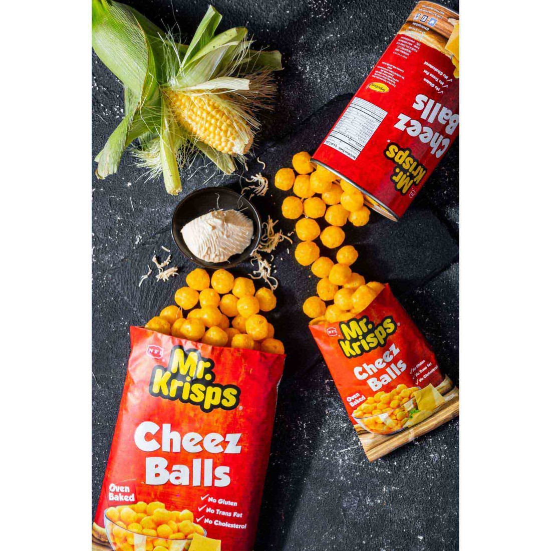 NFI Mr. Krisps Cheez Balls, 80g
