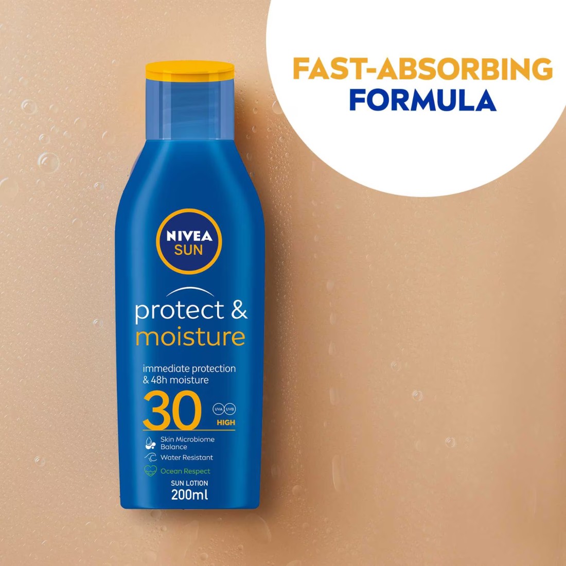 نيفيا صن لوشن للحماية والترطيب بعامل حماية من الشمس SPF 30، 200 ملل